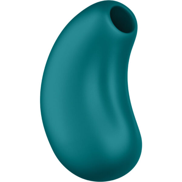 Fun Factory Cherie Double — Air Pulse Stimulator, Bottle Green — Air Pulse Vibrators — view 2