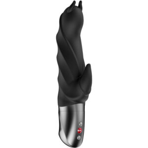 Fun Factory Darling Devil — Rabbit Vibrator, Silicone, Black — Rabbit Vibrators