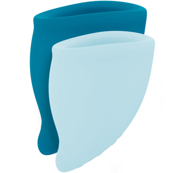 Fun Factory Fun Cup Explore — Menstrual Cup Kit, Turquoise — Menstrual Cups
