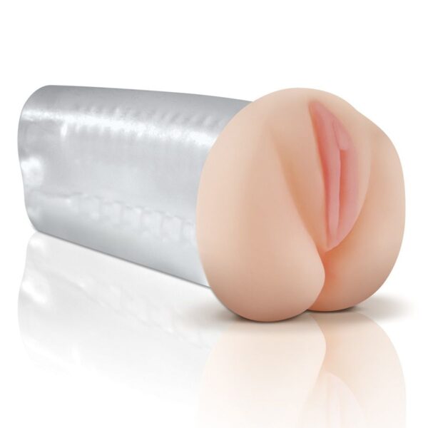 Extreme Toyz Natural Vagina — Male Masturbator, Transparent — Manual Strokers — view 5