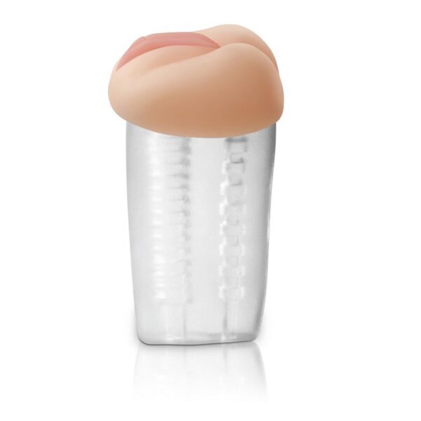 Extreme Toyz Natural Vagina — Male Masturbator, Transparent — Manual Strokers — view 2