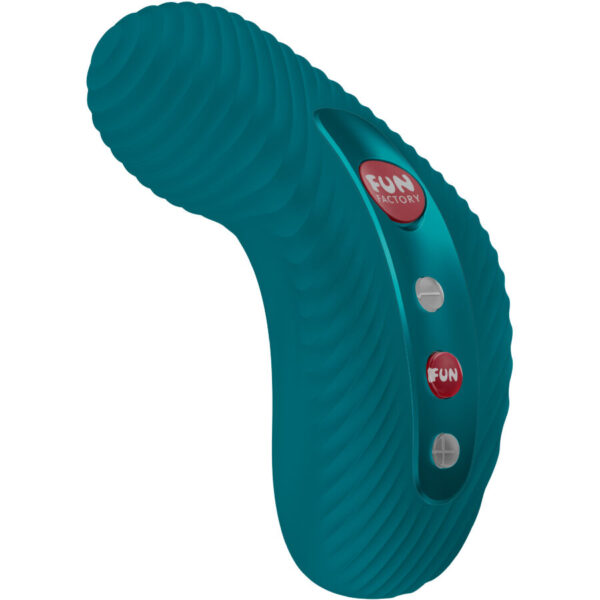 Fun Factory Laya III — Lay-On Vibrator, Rechargeable, Green — Clitoral Vibrators — view 3