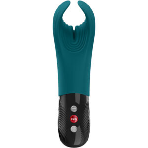 Fun Factory Manta — Vibrating Masturbator, Bottle Green — Clitoral Stimulators — view 2