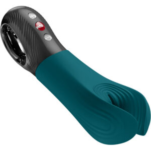 Fun Factory Manta — Vibrating Masturbator, Bottle Green — Clitoral Stimulators