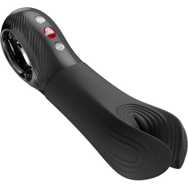 Fun Factory Manta — Vibrating Masturbator, Black — Clitoral Stimulators