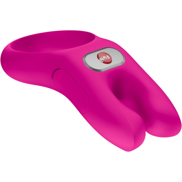 Fun Factory Nos Classic — Vibrating Cock Ring, Silicone, Magenta — Cock Rings — view 2