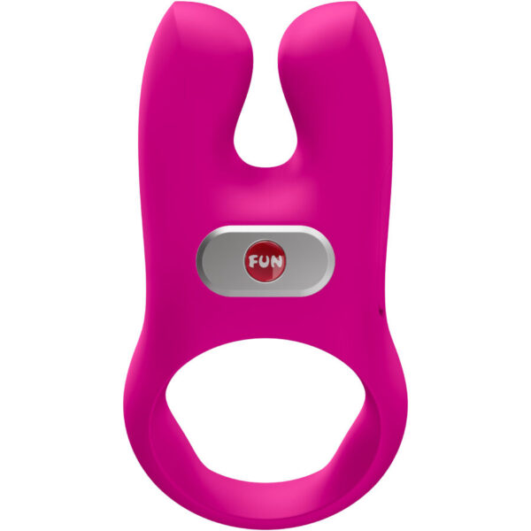 Fun Factory Nos Classic — Vibrating Cock Ring, Silicone, Magenta — Cock Rings — view 3