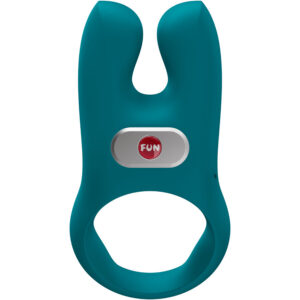 Fun Factory Nos Classic — Vibrating Cock Ring, Bottle Green — Cock Rings — view 3