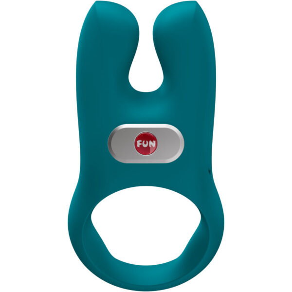 Fun Factory Nos Classic — Vibrating Cock Ring, Bottle Green — Cock Rings — view 3
