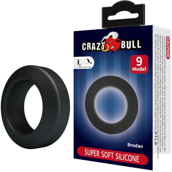 Crazy Bull Brodan Model 9 — Cock Ring, Silicone — Classic Cock Rings — view 5