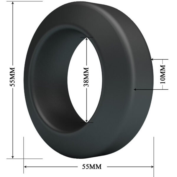Crazy Bull Brodan Model 9 — Cock Ring, Silicone — Classic Cock Rings — view 6