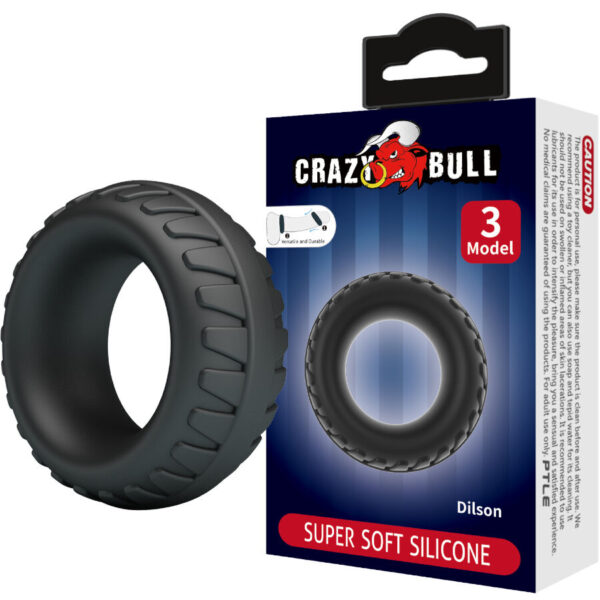 Crazy Bull Dilson Model 3 — Cock Ring, Silicone — Classic Cock Rings — view 6
