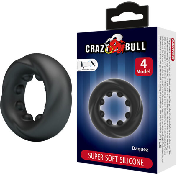 Crazy Bull Daquez Model 4 — Cock Ring, Silicone — Classic Cock Rings — view 4