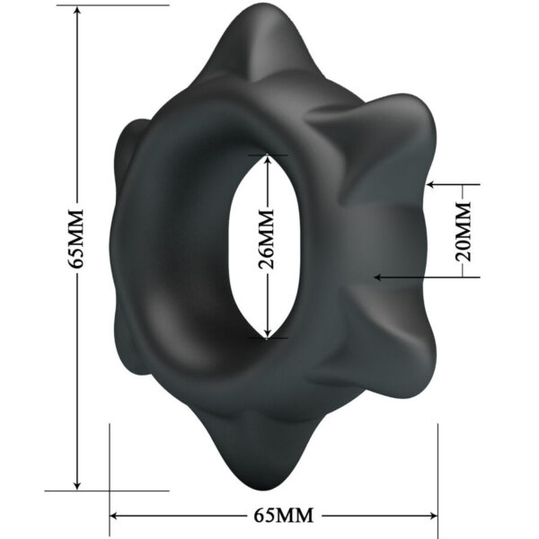 Crazy Bull Ethaniel Model 11 — Cock Ring, Silicone — Classic Cock Rings — view 5