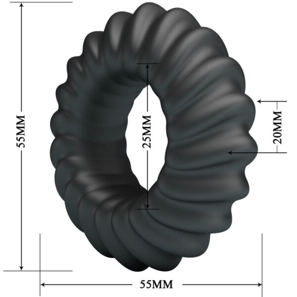 Crazy Bull Fitz Model 8 — Cock Ring, Silicone — Classic Cock Rings — view 5