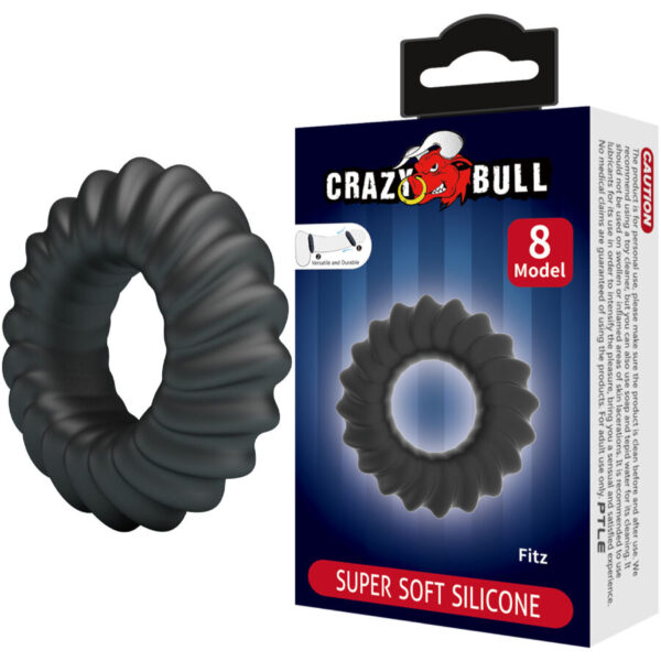 Crazy Bull Fitz Model 8 — Cock Ring, Silicone — Classic Cock Rings — view 6
