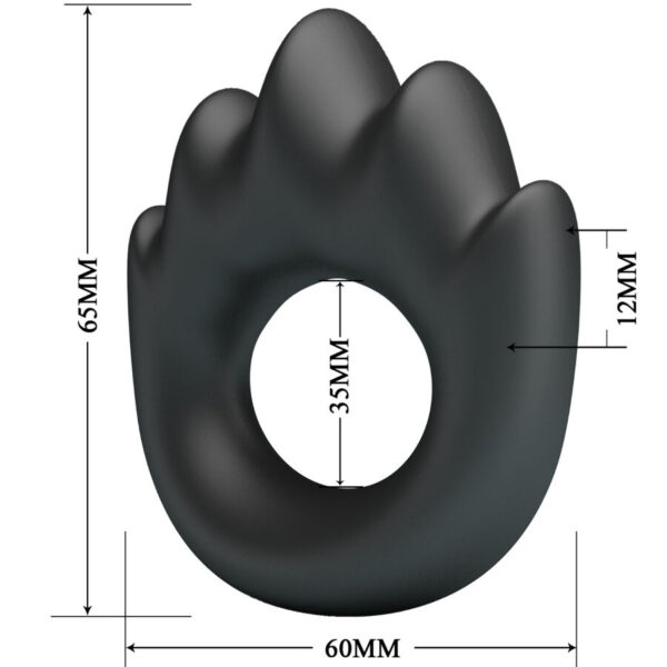 Crazy Bull Habert Model 13 — Cock Ring, Silicone — Classic Cock Rings — view 5