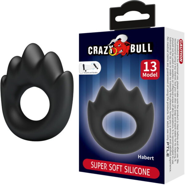 Crazy Bull Habert Model 13 — Cock Ring, Silicone — Classic Cock Rings — view 6