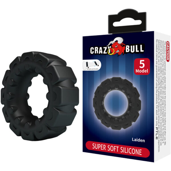 Crazy Bull Laiden Model 5 — Cock Ring, Silicone — Classic Cock Rings — view 6