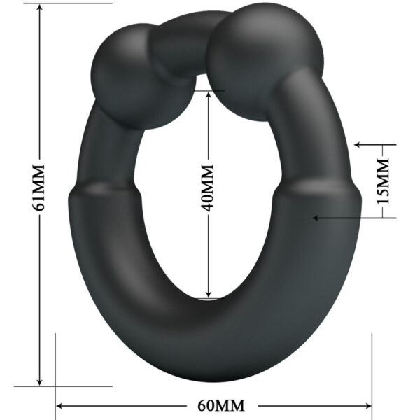 Crazy Bull Meco Model 15 — Cock Ring, Silicone — Classic Cock Rings — view 5