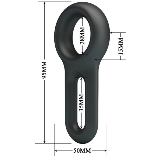 Crazy Bull Oniel Model 18 — Cock Ring, Silicone — Classic Cock Rings — view 5