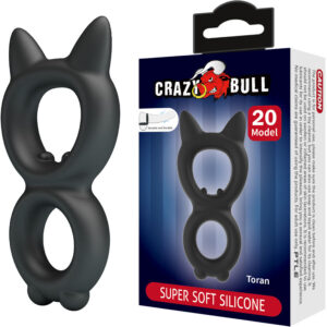 Crazy Bull Toran Double Model 20 — Cock Ring, Silicone — Classic Cock Rings — view 2