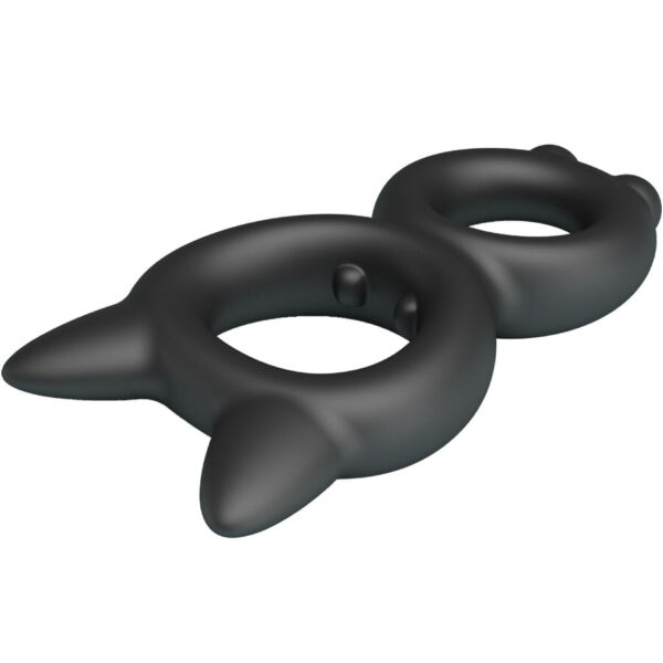 Crazy Bull Toran Double Model 20 — Cock Ring, Silicone — Classic Cock Rings — view 5