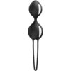 Fun Factory Smartballs Duo — Kegel Balls, Silicone, Black — Ben Wa Balls