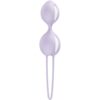 Fun Factory Smartballs Duo — Kegel Balls, Silicone, Purple — Ben Wa Balls