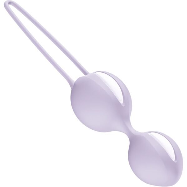 Fun Factory Smartballs Duo — Kegel Balls, Silicone, Purple — Ben Wa Balls — view 3