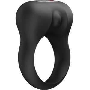 Fun Factory Steady — Vibrating Cock Ring, Silicone, Black — Cock Rings — view 2