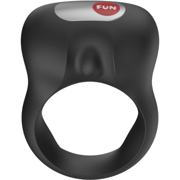 Fun Factory Steady — Vibrating Cock Ring, Silicone, Black — Cock Rings