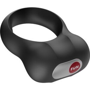 Fun Factory Steady — Vibrating Cock Ring, Silicone, Black — Cock Rings — view 3
