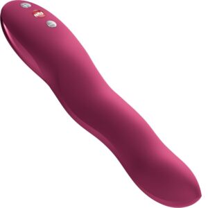 Fun Factory Stronic Wave — Thrusting Dildo, Wine Red — Dildos — view 3