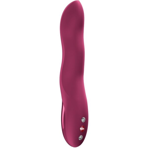 Fun Factory Stronic Wave — Thrusting Dildo, Wine Red — Dildos — view 2