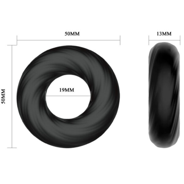Crazy Bull Spiral — Cock Ring, Silicone — Classic Cock Rings — view 4