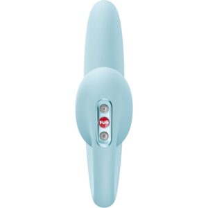 Fun Factory Crescendo — Thrusting Vibrator, Ice Blue — Air Pulse Vibrators — view 3