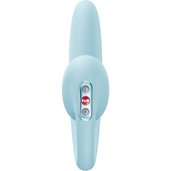 Fun Factory Crescendo — Thrusting Vibrator, Ice Blue — Air Pulse Vibrators — view 3