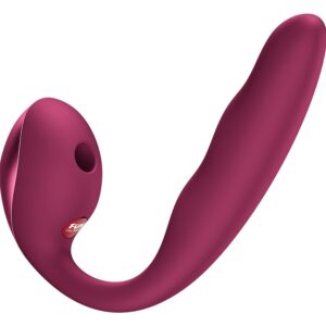 Fun Factory Allegro — Thrusting Vibrator, Wine Red — Air Pulse Vibrators — view 3