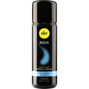 Pjur Aqua — Water-Based Lubricant, 500 ml, Unscented — Lubes