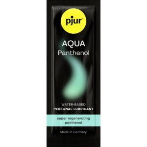 Pjur Aqua Panthenol — Water-Based Lubricant, 2 ml, Non-Sticky — Lubes