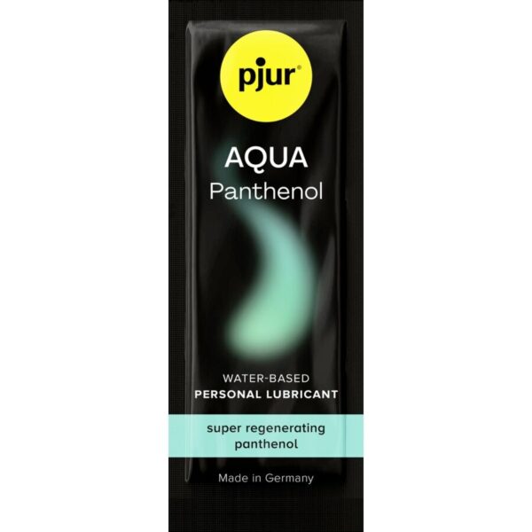 Pjur Aqua Panthenol — Water-Based Lubricant, 2 ml, Non-Sticky — Lubes