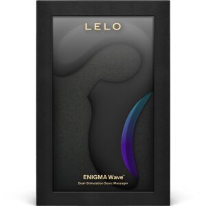 LELO Enigma Wave — Rabbit Vibrator, Sonic, Black — Air Pulse Vibrators — view 4