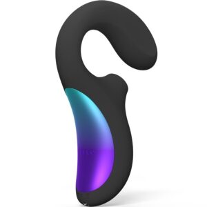 LELO Enigma Wave — Rabbit Vibrator, Sonic, Black — Air Pulse Vibrators