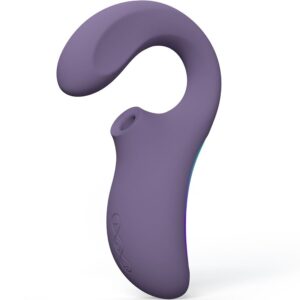 LELO Enigma Wave — Rabbit Vibrator, Sonic, Cyber Purple — Air Pulse Vibrators — view 2