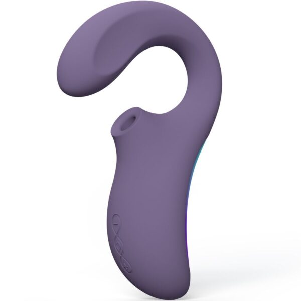 LELO Enigma Wave — Rabbit Vibrator, Sonic, Cyber Purple — Air Pulse Vibrators — view 2