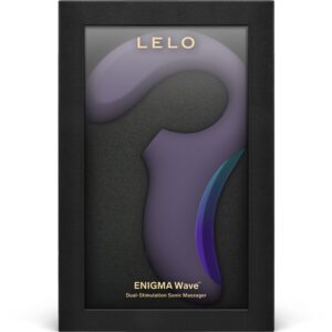LELO Enigma Wave — Rabbit Vibrator, Sonic, Cyber Purple — Air Pulse Vibrators — view 4