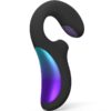 LELO Enigma Double Sonic — Rabbit Vibrator, Black — Air Pulse Vibrators