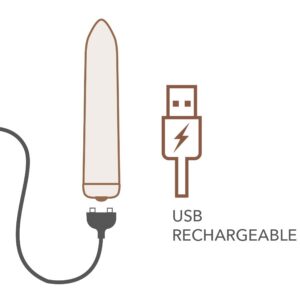 Rocks-Off — Bullet Vibrator, Rechargeable, Red — Bullet Vibrators — view 3
