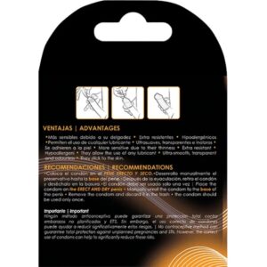 Uniq Classic — Non-Latex Condoms, 3 Pack — Condom 3 Packs — view 2